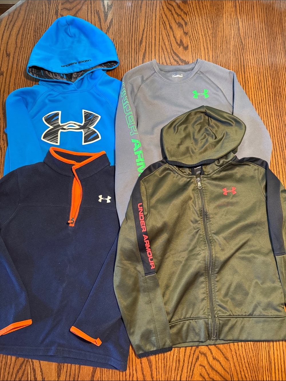 Under Armour Boys' Hoodie & Pullover Lot Size 7
